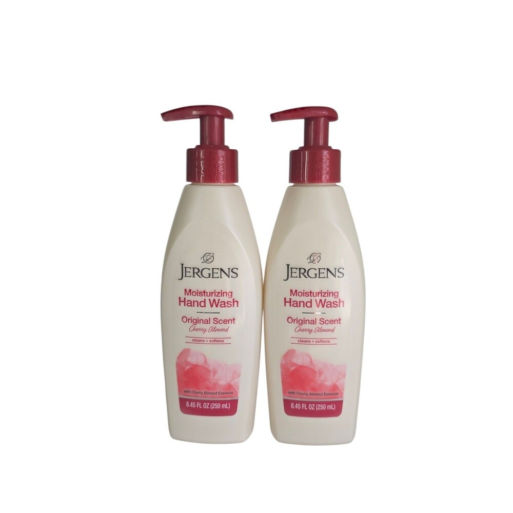 Jergens Moisturizing Hand Wash Original Scent Cherry Almond 8.45fl.oz Each (2pk)